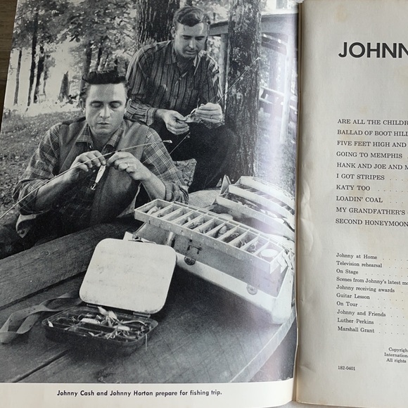 Johnny Cash song and picture folio book 1960 - Picture 15 of 15